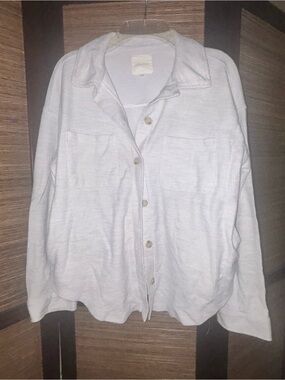 Ultra Flirt Off White Button Up